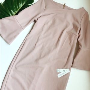 NWT Shelby & Palmer shift dress with gold zipper